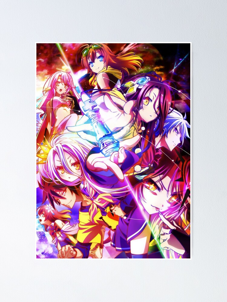 No Game No Life 8 Poster By Myheroacademia6 Redbubble