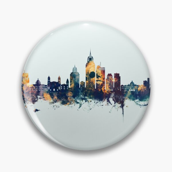 Item preview, Mobile Alabama Skyline designed and sold by ArtPrints.