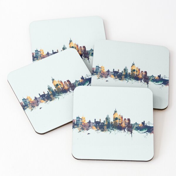 Item preview, Mobile Alabama Skyline designed and sold by ArtPrints.