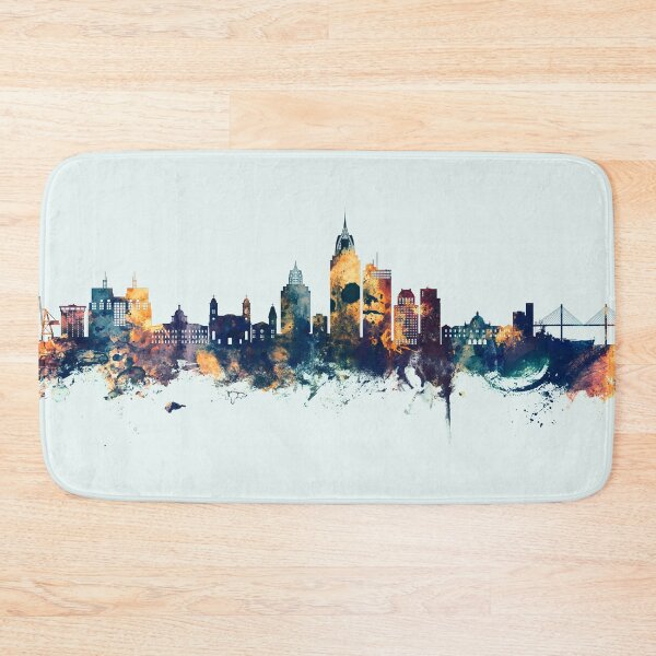 Item preview, Mobile Alabama Skyline designed and sold by ArtPrints.