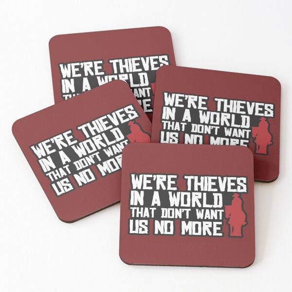 Item preview, Were thieve's in a world designed and sold by ZombieNinjas.