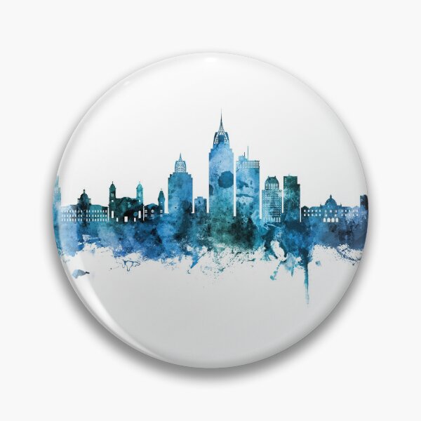 Item preview, Mobile Alabama Skyline designed and sold by ArtPrints.