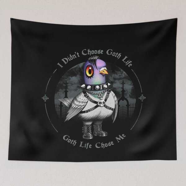 Item preview, Goth Life Pigeon designed and sold by andremuller.