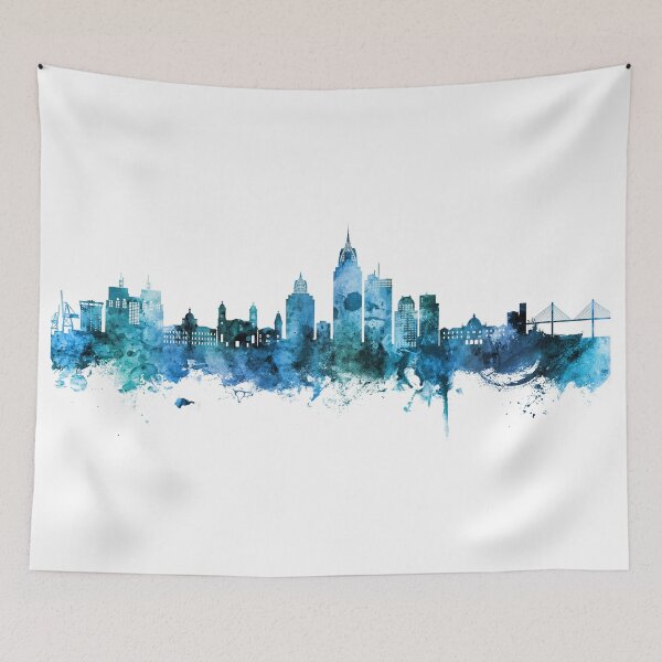 Item preview, Mobile Alabama Skyline designed and sold by ArtPrints.