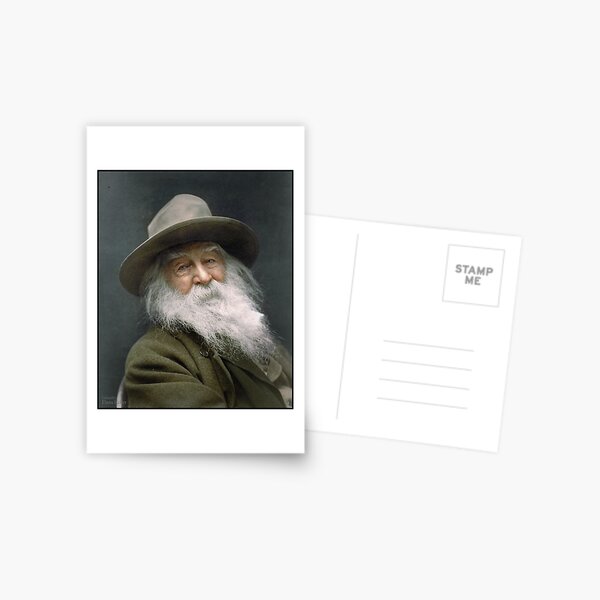 Walt Whitman, 1887 Postcard
