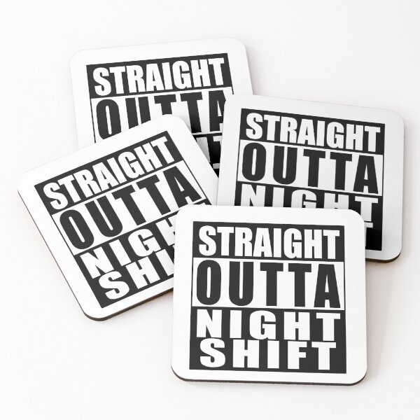 Item preview, Straight Outta Night Shift designed and sold by LexisofRVAarts.