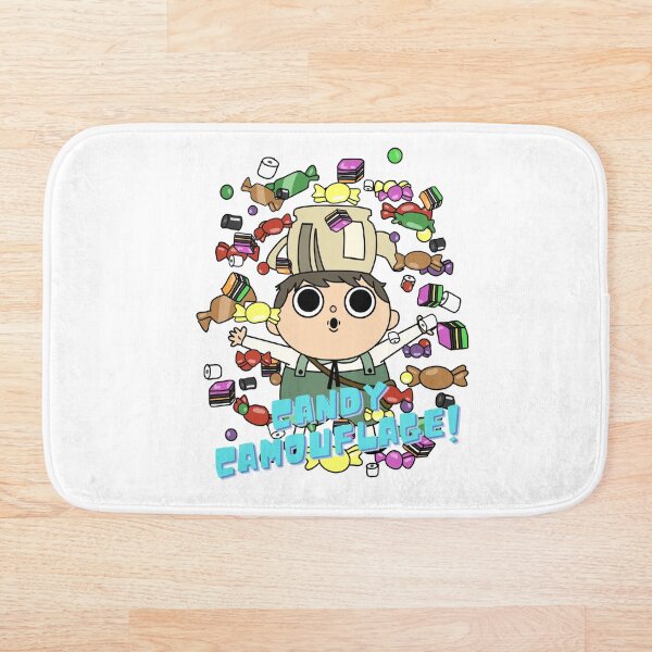 Greg candy camouflage! Bath Mat