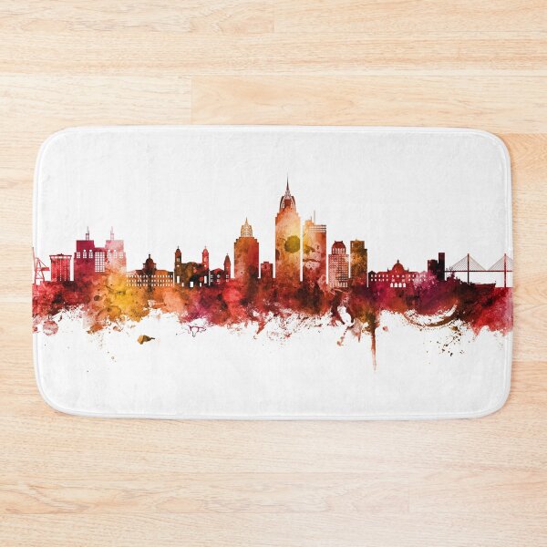 Item preview, Mobile Alabama Skyline designed and sold by ArtPrints.
