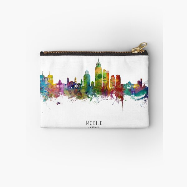 Item preview, Mobile Alabama Skyline designed and sold by ArtPrints.
