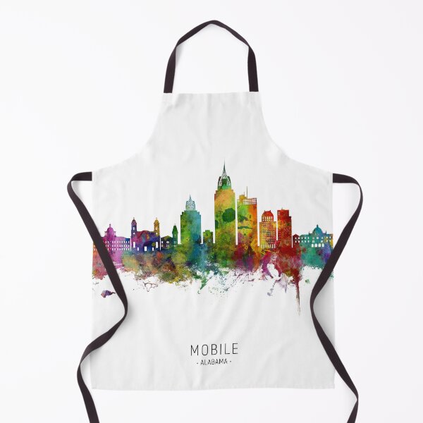 Item preview, Mobile Alabama Skyline designed and sold by ArtPrints.