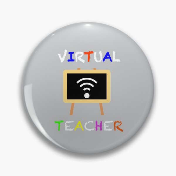 Item preview, Virtual Teacher designed and sold by WordsmithNerd.