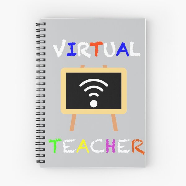 Item preview, Virtual Teacher designed and sold by WordsmithNerd.
