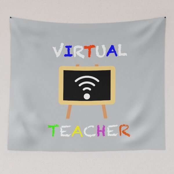 Item preview, Virtual Teacher designed and sold by WordsmithNerd.
