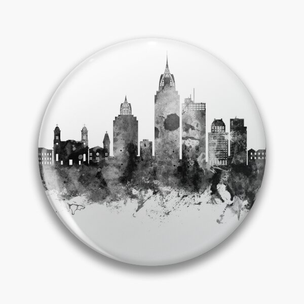 Item preview, Mobile Alabama Skyline designed and sold by ArtPrints.