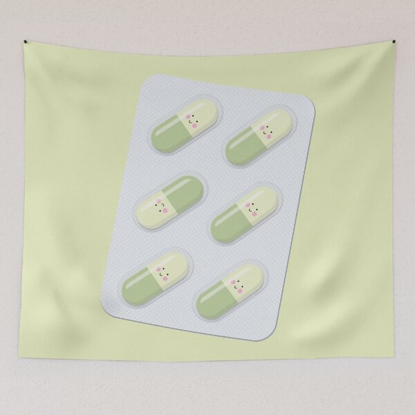 Item preview, Green happy pills blister pack designed and sold by Eenig.