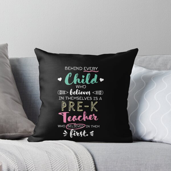 Artikelvorschau, Great Pre-K Teacher who believed - Appreciation Quote entworfen und verkauft von betternotes.