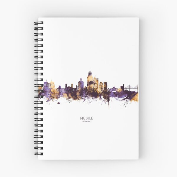 Item preview, Mobile Alabama Skyline designed and sold by ArtPrints.