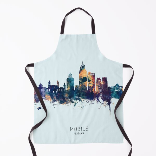 Item preview, Mobile Alabama Skyline designed and sold by ArtPrints.
