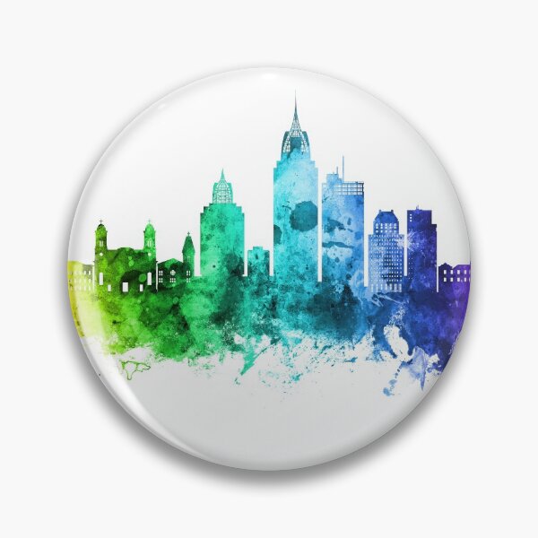 Item preview, Mobile Alabama Skyline designed and sold by ArtPrints.