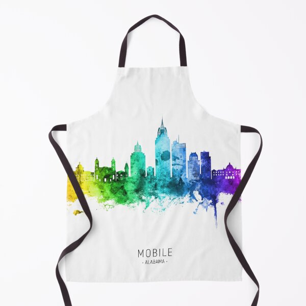 Item preview, Mobile Alabama Skyline designed and sold by ArtPrints.