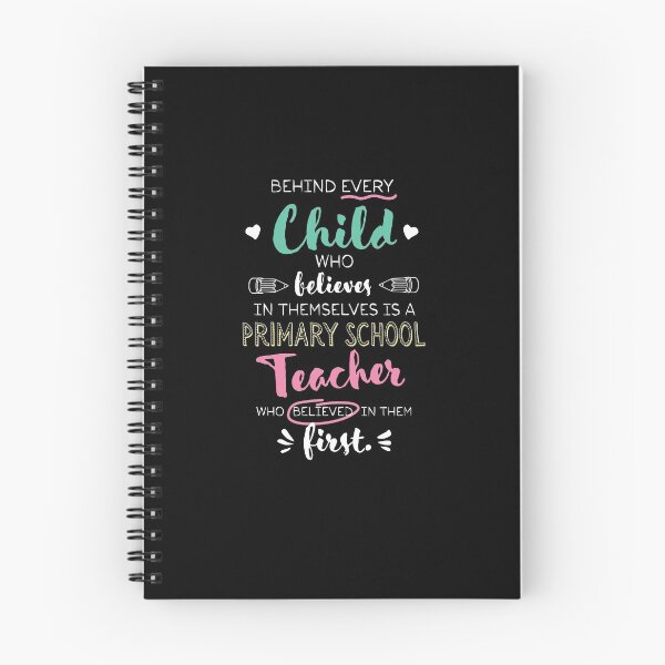 Item preview, Great Primary School Teacher who believed - Appreciation Quote designed and sold by betternotes.