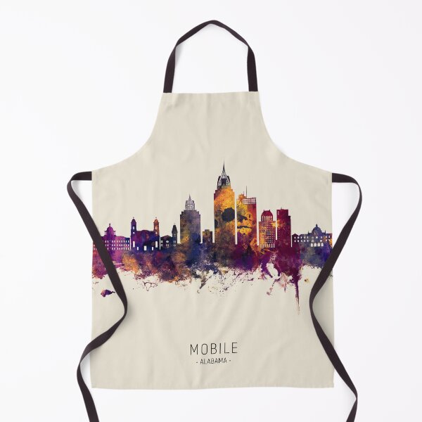 Item preview, Mobile Alabama Skyline designed and sold by ArtPrints.