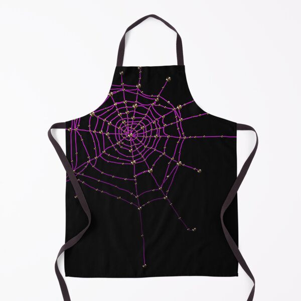 Item preview, Gothic spider web purple glitter Halloween cobwebs gold rhinestones glamor goth designed and sold by GlamourChick.