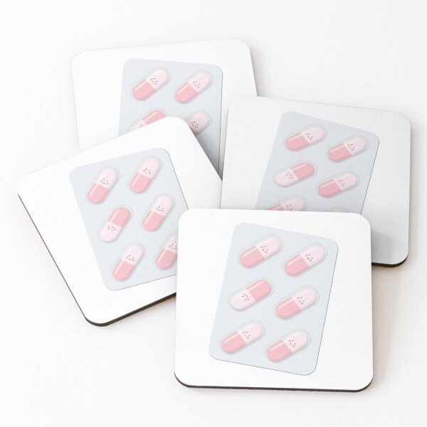Item preview, Pink happy pills blister pack designed and sold by Eenig.