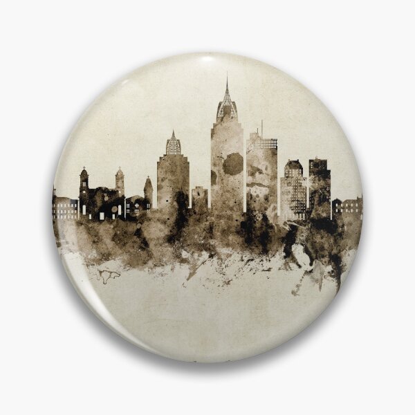 Item preview, Mobile Alabama Skyline designed and sold by ArtPrints.