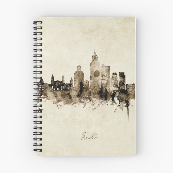 Item preview, Mobile Alabama Skyline designed and sold by ArtPrints.