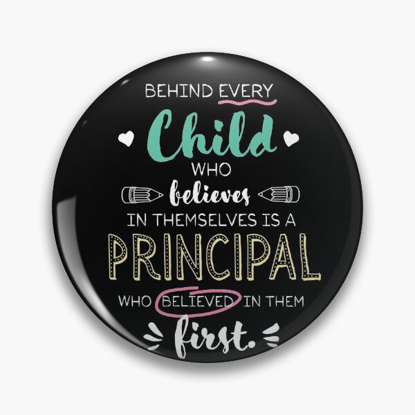 Item preview, Great Principal who believed - Appreciation Quote designed and sold by betternotes.