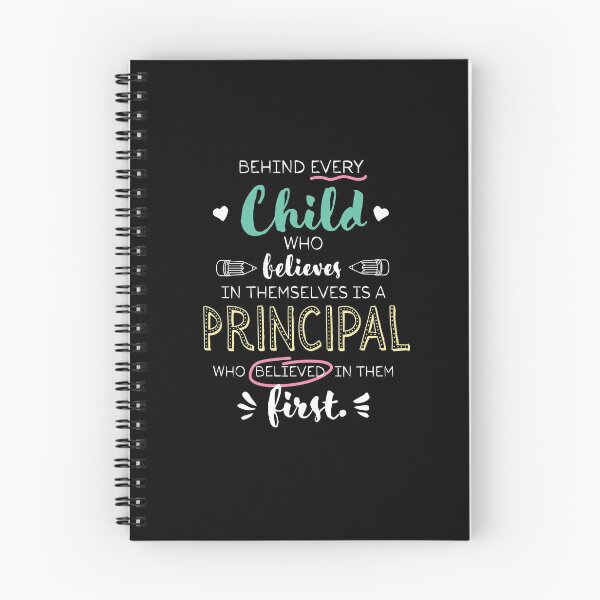 Item preview, Great Principal who believed - Appreciation Quote designed and sold by betternotes.