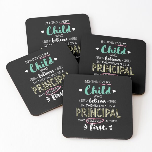 Item preview, Great Principal who believed - Appreciation Quote designed and sold by betternotes.