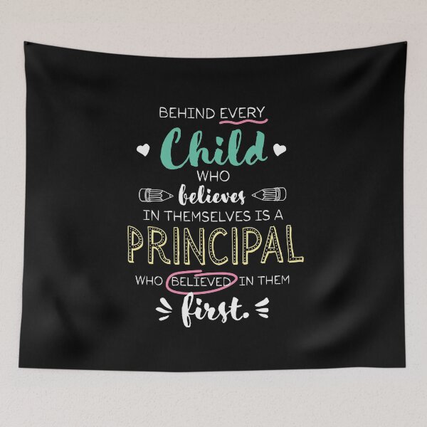 Item preview, Great Principal who believed - Appreciation Quote designed and sold by betternotes.