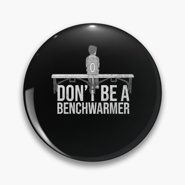 Item preview, Distressed Don't Be a Benchwarmer - B&W Soccer Kid designed and sold by DeWinnes.