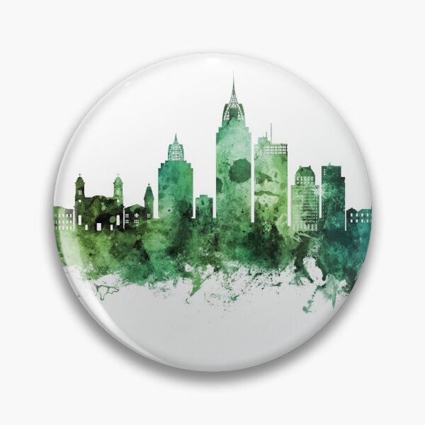 Item preview, Mobile Alabama Skyline designed and sold by ArtPrints.