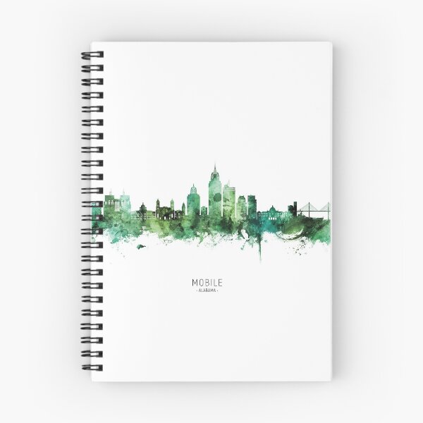 Item preview, Mobile Alabama Skyline designed and sold by ArtPrints.