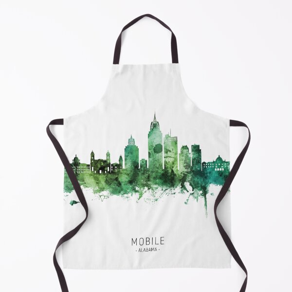 Item preview, Mobile Alabama Skyline designed and sold by ArtPrints.