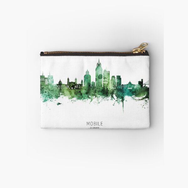 Item preview, Mobile Alabama Skyline designed and sold by ArtPrints.