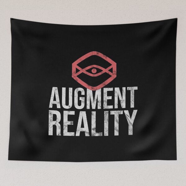 Item preview, Distressed Augmented Reality Text - AR Symbol - Future designed and sold by DeWinnes.