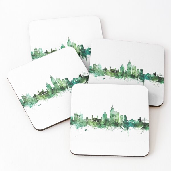 Item preview, Mobile Alabama Skyline designed and sold by ArtPrints.