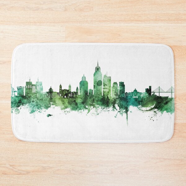 Item preview, Mobile Alabama Skyline designed and sold by ArtPrints.