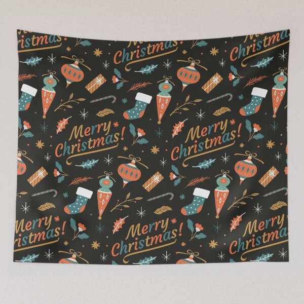 Item preview, Merry Christmas Cute Winter Pattern Gift designed and sold by Patterntastic.