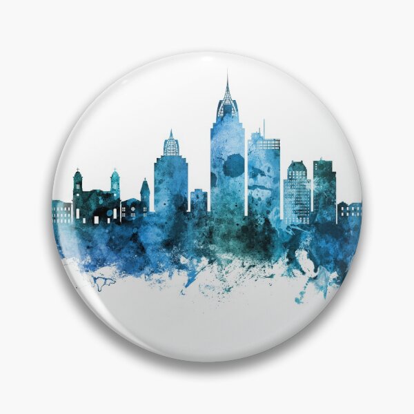 Item preview, Mobile Alabama Skyline designed and sold by ArtPrints.