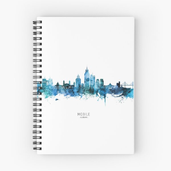 Item preview, Mobile Alabama Skyline designed and sold by ArtPrints.
