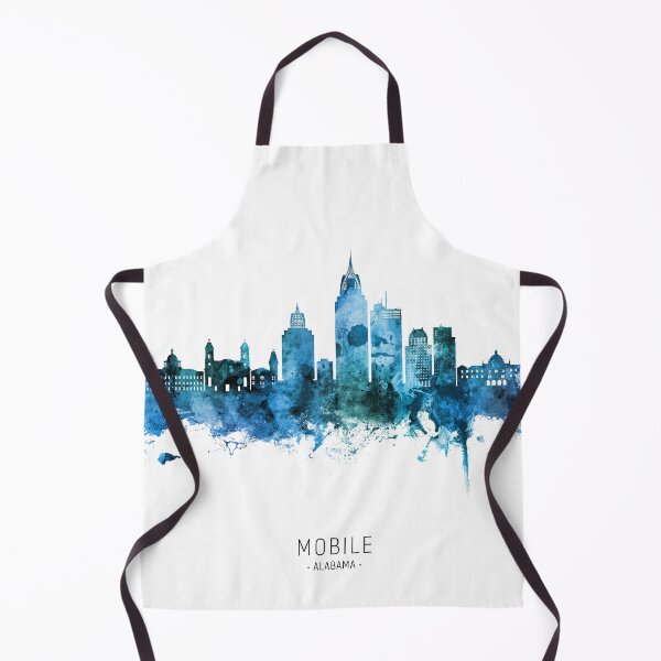 Item preview, Mobile Alabama Skyline designed and sold by ArtPrints.
