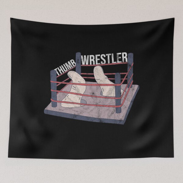 Item preview, Distressed Thumb War - Thumb Wrestler Text - Human Finger designed and sold by DeWinnes.