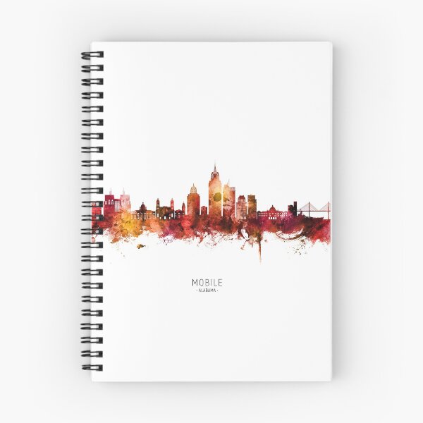 Item preview, Mobile Alabama Skyline designed and sold by ArtPrints.