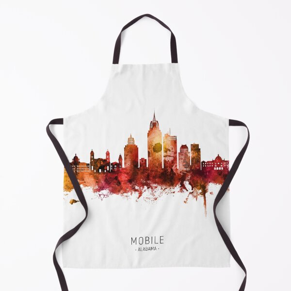 Item preview, Mobile Alabama Skyline designed and sold by ArtPrints.