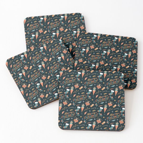 Item preview, Merry Christmas Winter theme Pattern designed and sold by Patterntastic.